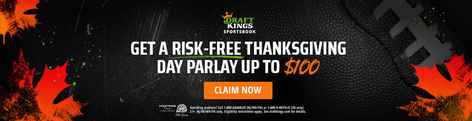 draftkings thanksgiving day parlay promotion