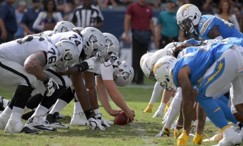 nfl week 10 thursday oakland raiders los angeles chargers