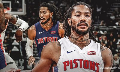 Derrick Rose of Detroit Pistons