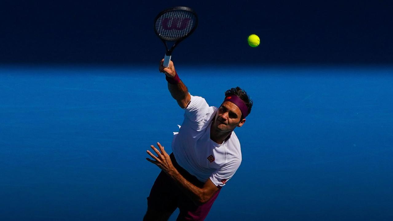 Roger Federer at the Australian Open