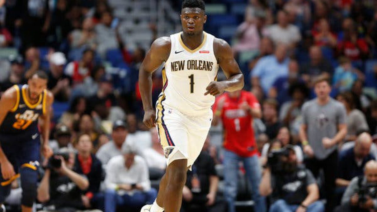 Zion Williamson from the Pelicans